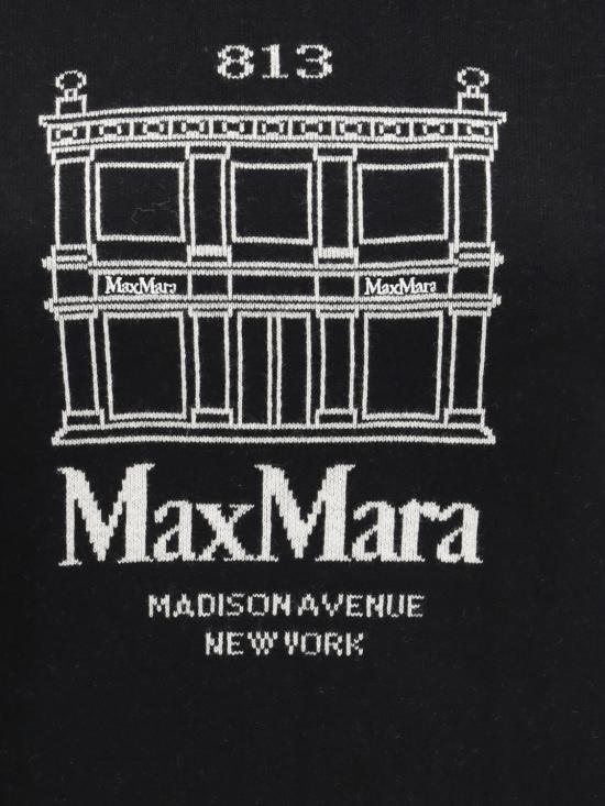 26SS 에스막스마라 후드 티셔츠 2619361201600 021 Black - 'S MAX MARA