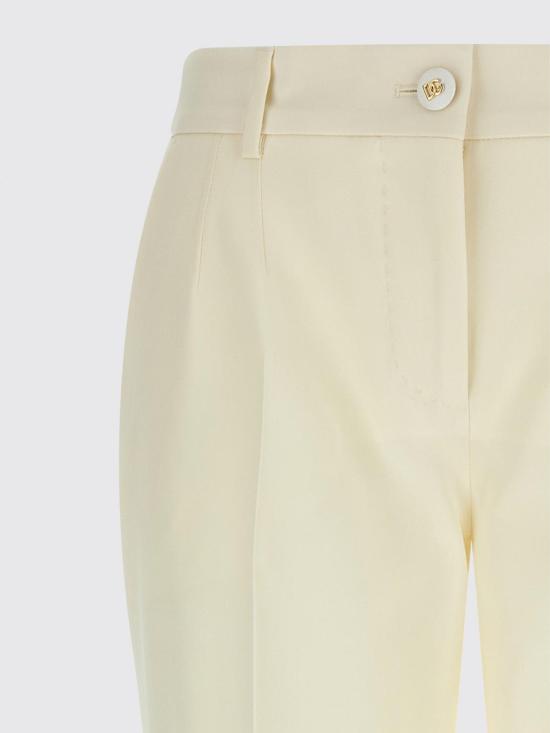 26SS 돌체앤가바나 스트레이트 팬츠 FT0CXTFUBGC W0001 White - DOLCE & GABBANA