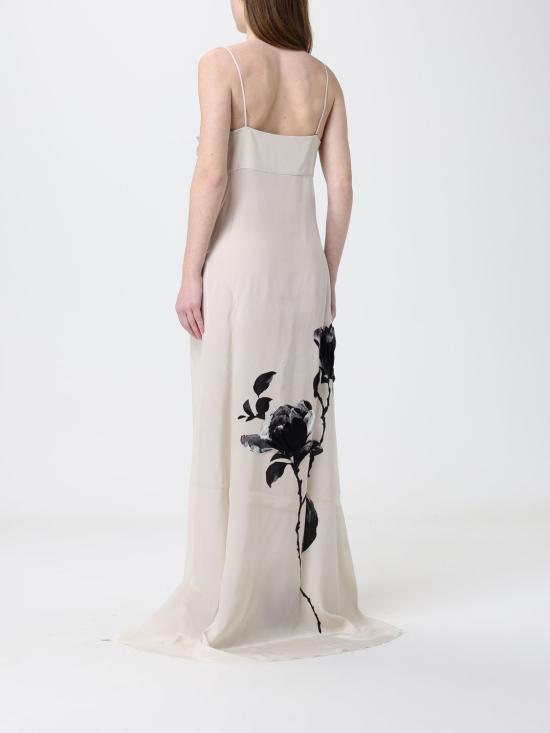 26SS 에르마노 설비노 롱 원피스 D482Q358YBQ S4825 Sand - ERMANNO SCERVINO