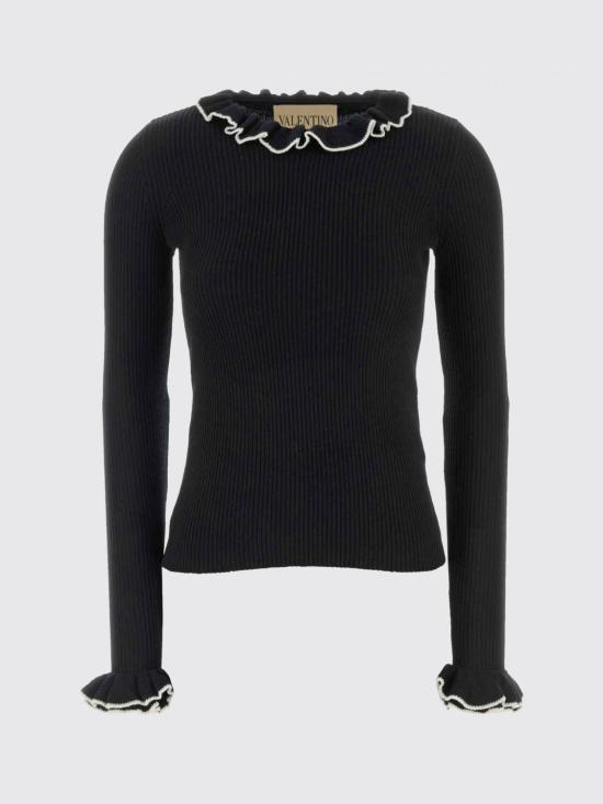 26SS 발렌티노 가라바니 스웨터 7B3KC65V9EW 0NA Black - VALENTINO GARAVANI
