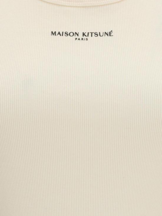 26SS 메종키츠네 민소매 티셔츠 QW00600KA0033 0063 Beige - MAISON KITSUNE