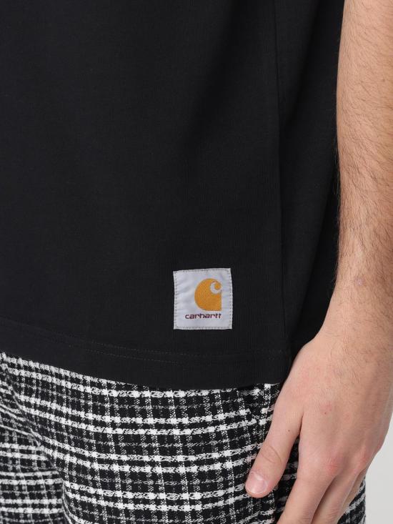 26SS 칼하트 WIP 숏슬리브 3 티셔츠 I036193 8960 Black - CARHARTT WIP