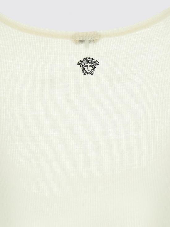 26SS 베르사체 민소매 티셔츠 10236981A17548 1W150 White - VERSACE