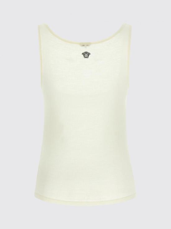 26SS 베르사체 민소매 티셔츠 10236981A17548 1W150 White - VERSACE