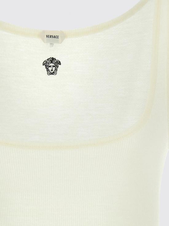 26SS 베르사체 민소매 티셔츠 10236981A17548 1W150 White - VERSACE