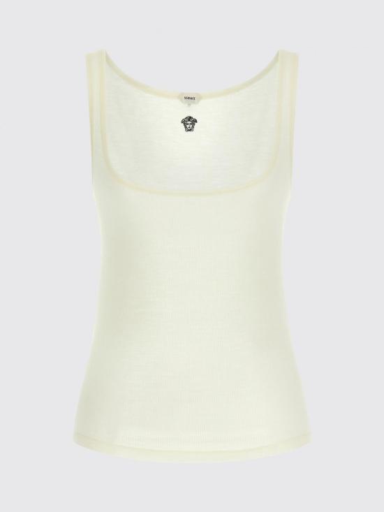 26SS 베르사체 민소매 티셔츠 10236981A17548 1W150 White - VERSACE