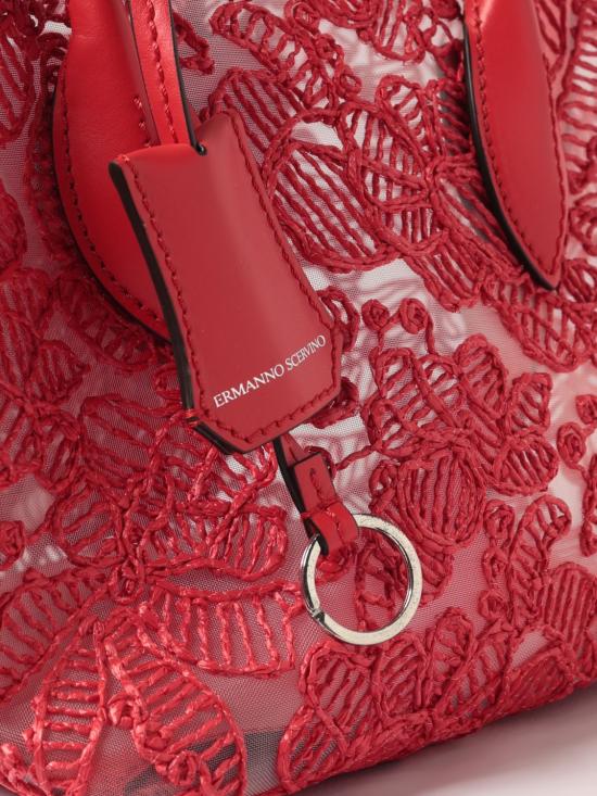 26SS 에르마노 설비노 토트백 D483S416PYV 81763 Red - ERMANNO SCERVINO
