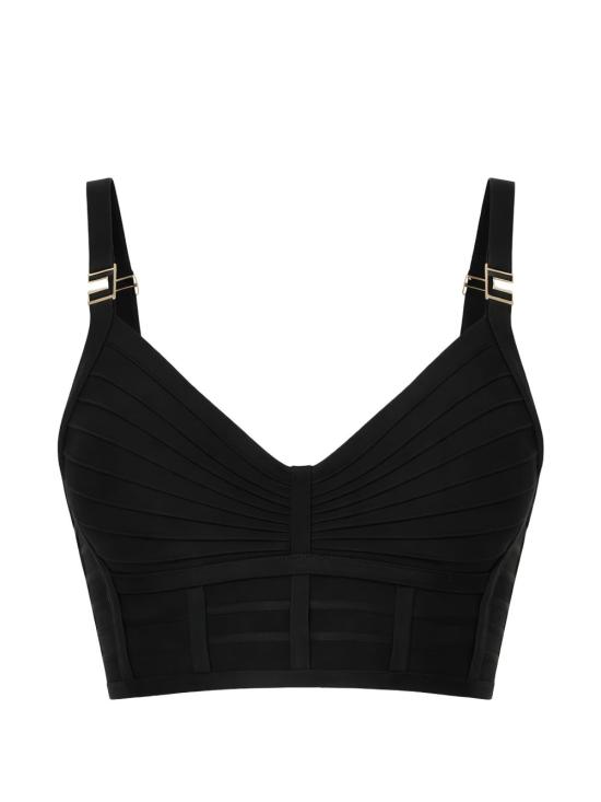 26SS 엘리자베타프랜치 긴팔 티셔츠 TK82D62E2 110 Nero - ELISABETTA FRANCHI