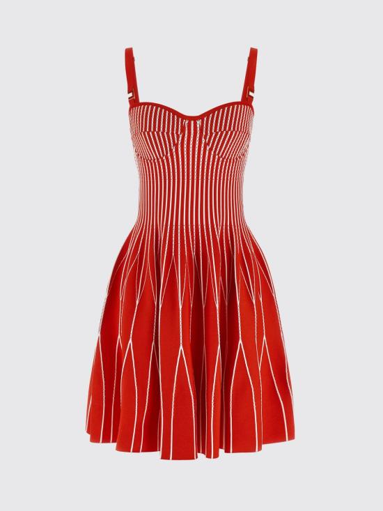 26SS 엘리자베타프랜치 숏 원피스 AM27S62E2 I29 Red - ELISABETTA FRANCHI