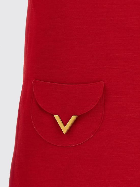 26SS 발렌티노 가라바니 숏 원피스 B3VAJD51CF R9M Red - VALENTINO GARAVANI