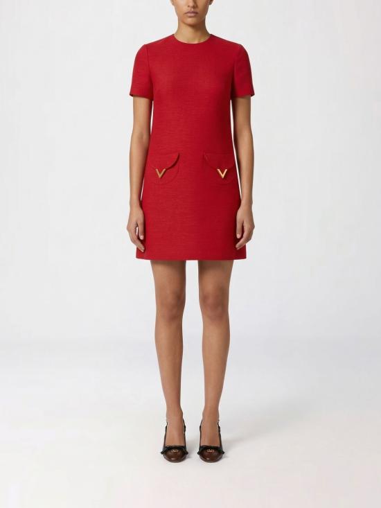 26SS 발렌티노 가라바니 숏 원피스 B3VAJD51CF R9M Red