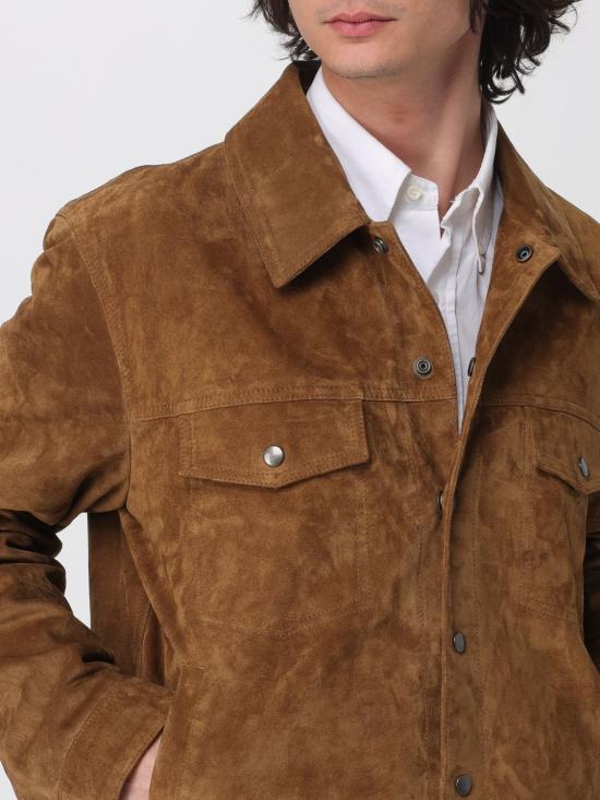 26SS 생로랑 무스탕 861502YC2AY 2104 Black - SAINT LAURENT