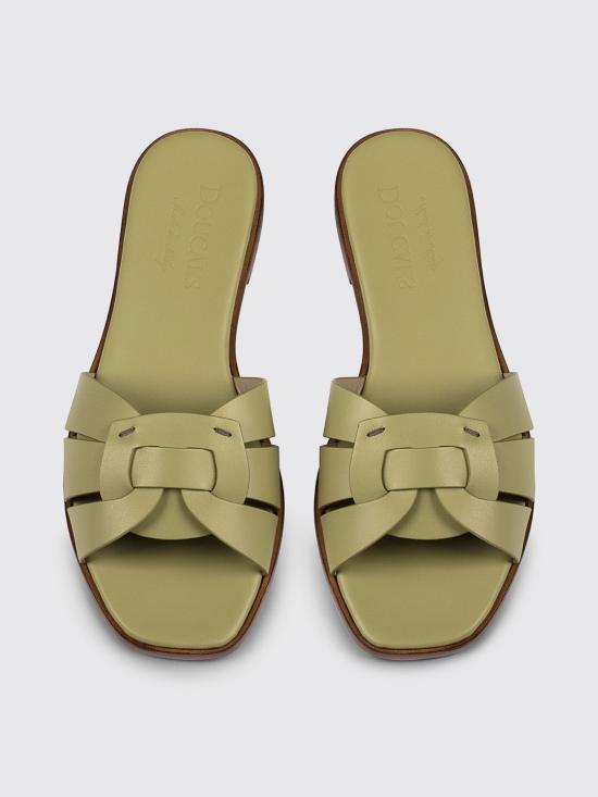 26SS 듀칼 뮬/슬리퍼 DD8696DEGNUF073 MV39 Green - DOUCAL’S