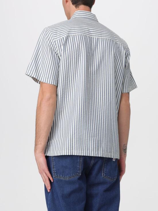 26SS 칼하트 WIP 숏슬리브 레벨 셔츠 I036203 3K5XX Blue - CARHARTT WIP