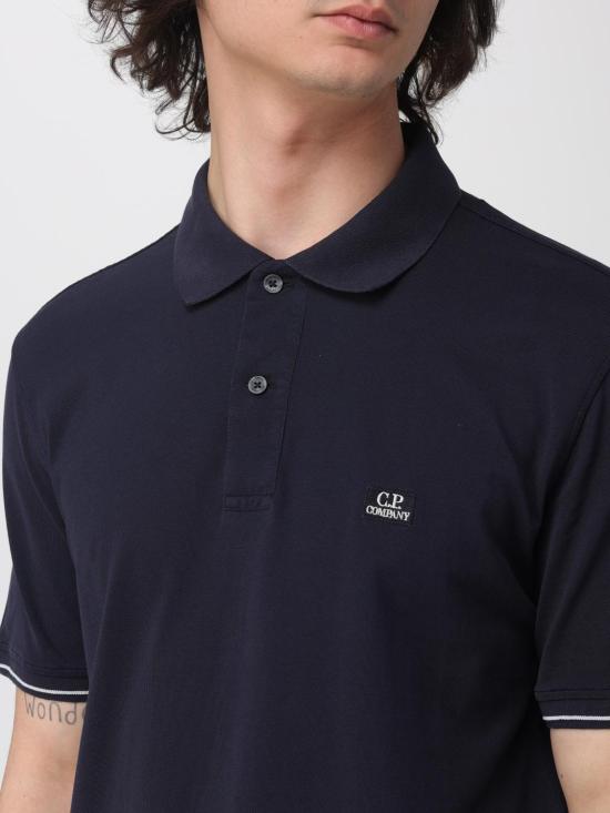 26SS 씨피 컴퍼니 폴로 티셔츠 20CMPL288A006263G 888 Blue - C.P. COMPANY