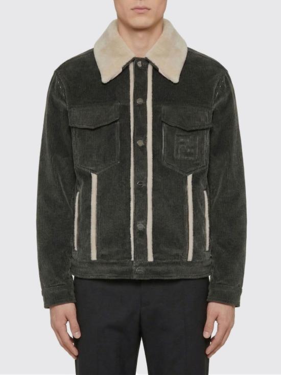 26SS 펜디 코듀로이 블루종 FW1427AVY6 F0TY6 Grey