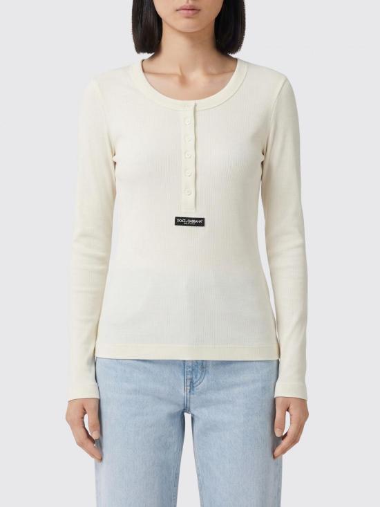 26SS 돌체앤가바나 긴팔 티셔츠 F8W44TFU7AV W0001 White