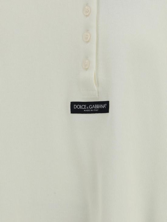 26SS 돌체앤가바나 긴팔 티셔츠 F8W44TFU7AV W0001 White - DOLCE & GABBANA