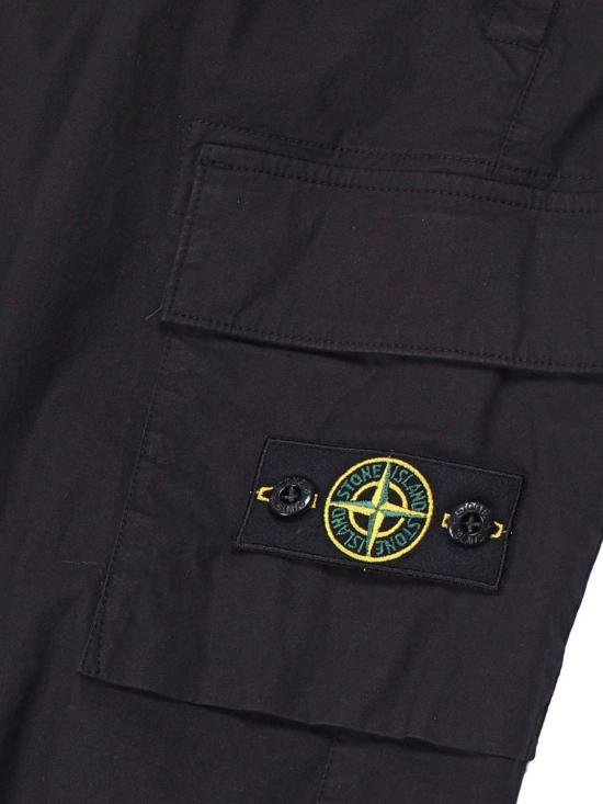 26SS [키즈] 스톤 아일랜드 트레이닝/조거 팬츠 3100003S0001 V0029 Black - STONE ISLAND