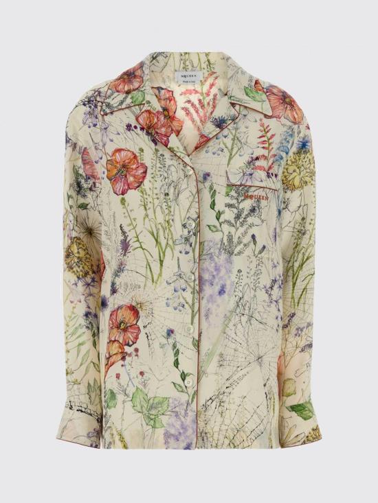 26SS 알렉산더 맥퀸 셔츠 861422QZAQV 9015 Ivory - ALEXANDER MCQUEEN