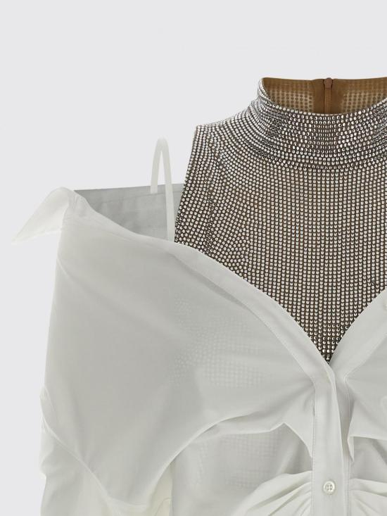 26SS 쥬세페 디 모라비토 숏 원피스 06PSDR701YC16302 01 White - GIUSEPPE DI MORABITO