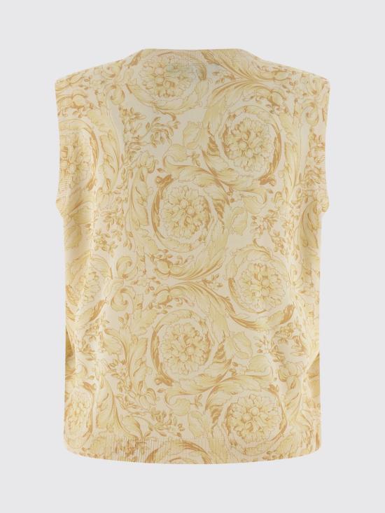 26SS 베르사체 스웨터 10230221A17015 5Y570 Yellow - VERSACE