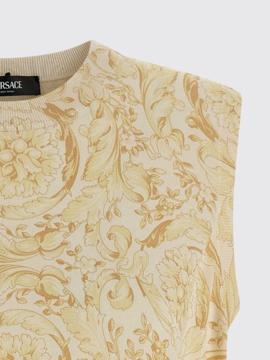 26SS 베르사체 스웨터 10230221A17015 5Y570 Yellow - VERSACE