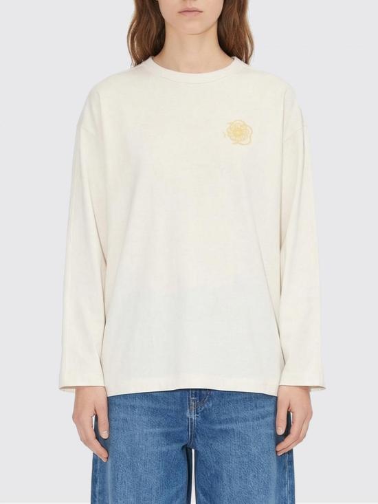 26SS 겐조 긴팔 티셔츠 FG52TL3024SK 01 White