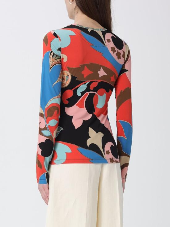 26SS 에트로 긴팔 티셔츠 WRJB0011AKI45 X0861 Multicolor - ETRO