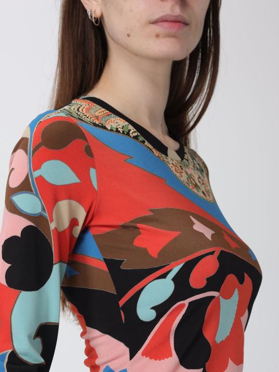 26SS 에트로 긴팔 티셔츠 WRJB0011AKI45 X0861 Multicolor - ETRO