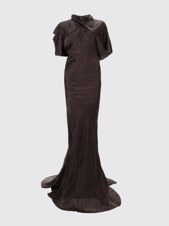 26SS 릭 오웬스 롱 원피스 RP01F6500N 78 Brown - RICK OWENS