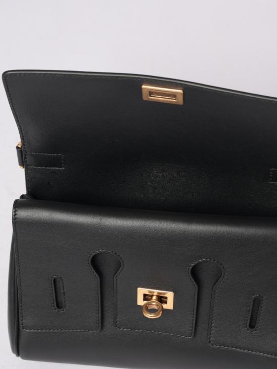 25FW 발렌시아가 벨 에어 플랩백 XS 8337712ABAV 1000 Black - BALENCIAGA