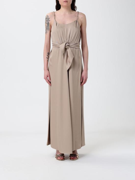 26SS 엠포리오 아르마니 롱 원피스 EW003317 AF20495 U6155 Champagne