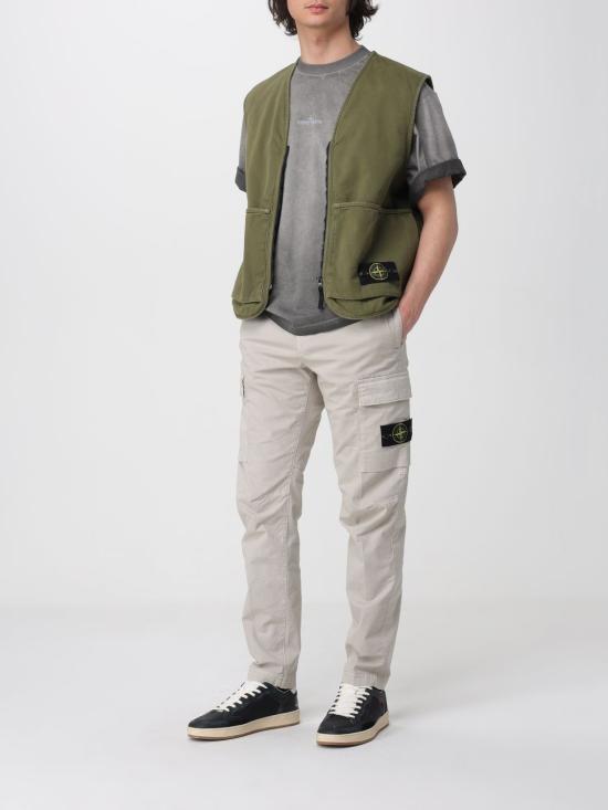 26SS 스톤 아일랜드 스트레이트 팬츠 3100032S0A10 V0061 Pearl - STONE ISLAND