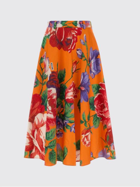 26SS 모스키노 미디 스커트 01020565 1124 Multicolor - MOSCHINO