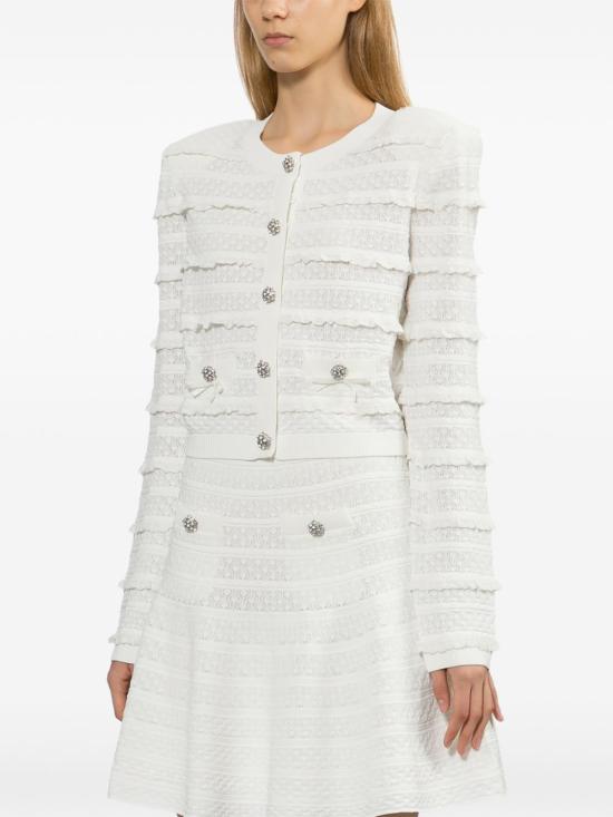 26SS 셀프 포트레이트 가디건 063C W WHITE White - SELF PORTRAIT