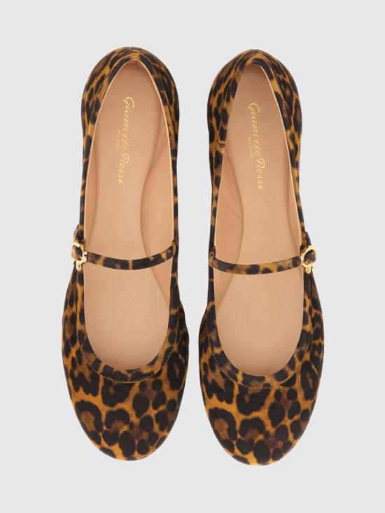 26SS 지안비토로시 플랫 슈즈 G2222305GOMCMDALLP ANIMALIER Multicolor - GIANVITO ROSSI