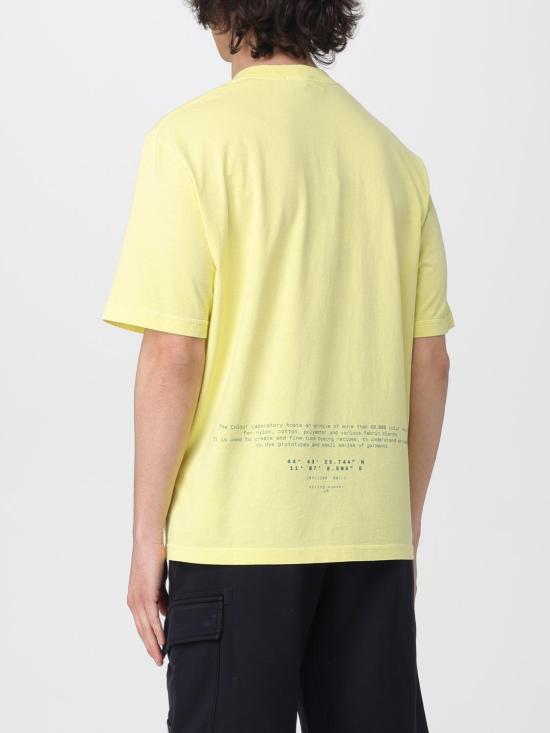 26SS 스톤 아일랜드 반팔 티셔츠 2100001S0362 V0031 Yellow - STONE ISLAND