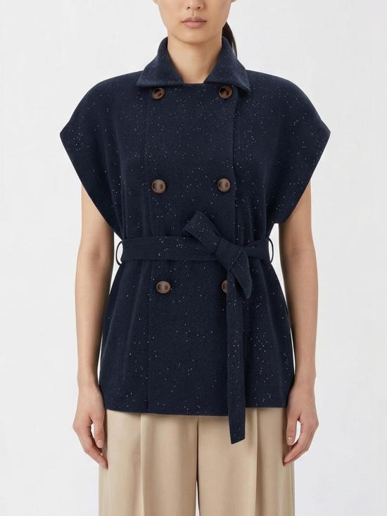 26SS 브루넬로 쿠치넬리 스웨터 MDV752716 C4224 Blue