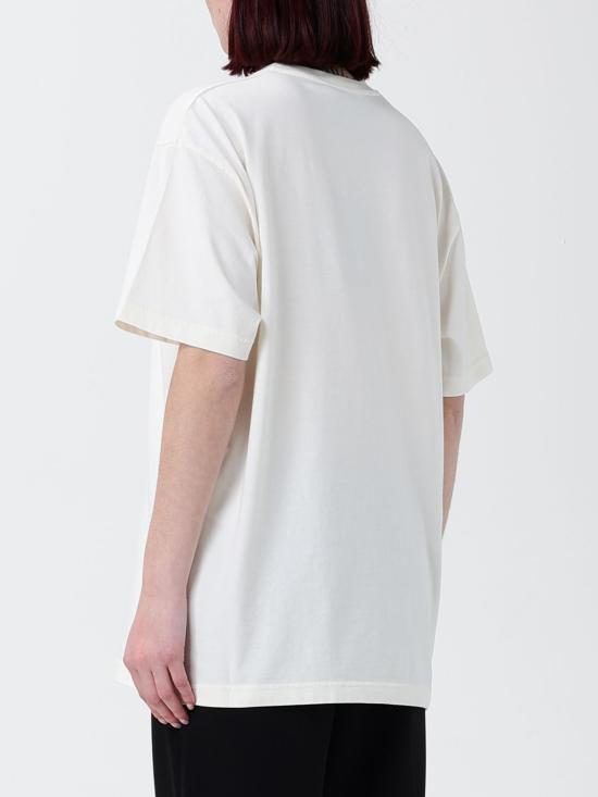 26SS 구찌 프린트 디테일 코튼 저지 티셔츠 837959XJHQY 9750 Milk - GUCCI