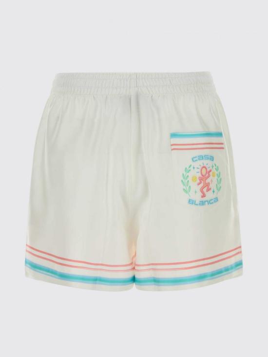 26SS 카사블랑카 숏팬츠 WSP26TR404 03 White - CASABLANCA