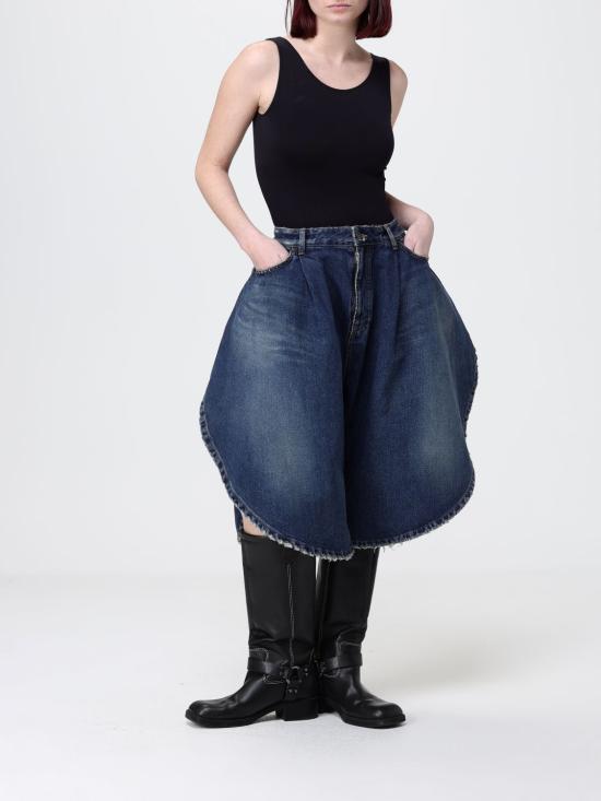 26SS 발렌시아가 데님 숏팬츠 872219TRW61 4060 Ocean - BALENCIAGA