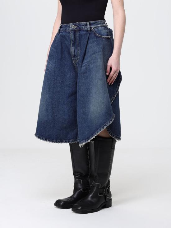 26SS 발렌시아가 데님 숏팬츠 872219TRW61 4060 Ocean - BALENCIAGA