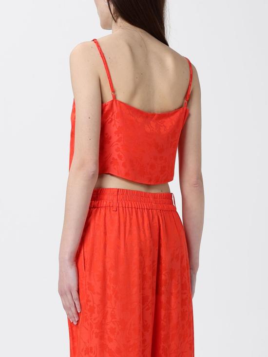 26SS 핑코 민소매 티셔츠 106869A3AN A99 Coral - PINKO