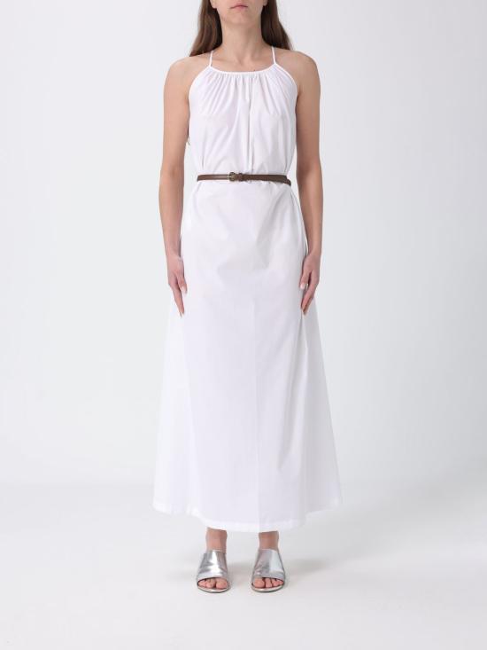 26SS 막스마라 스튜디오 롱 원피스 2616221122600 001 White