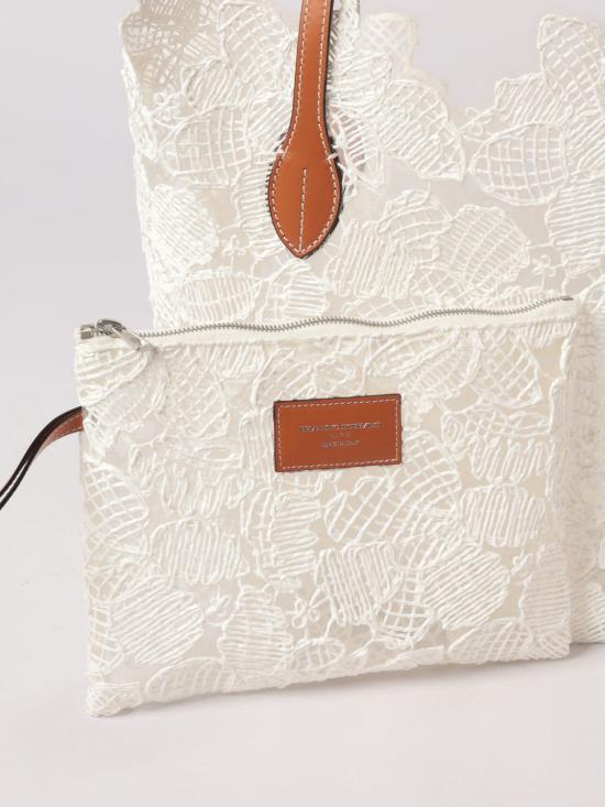 26SS 에르마노 설비노 토트백 D484S500ZQP 10602 White - ERMANNO SCERVINO