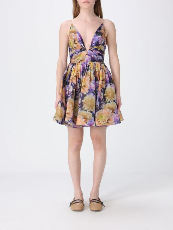 26SS 짐머만 미디 원피스 4398DS261 NVDH Blue