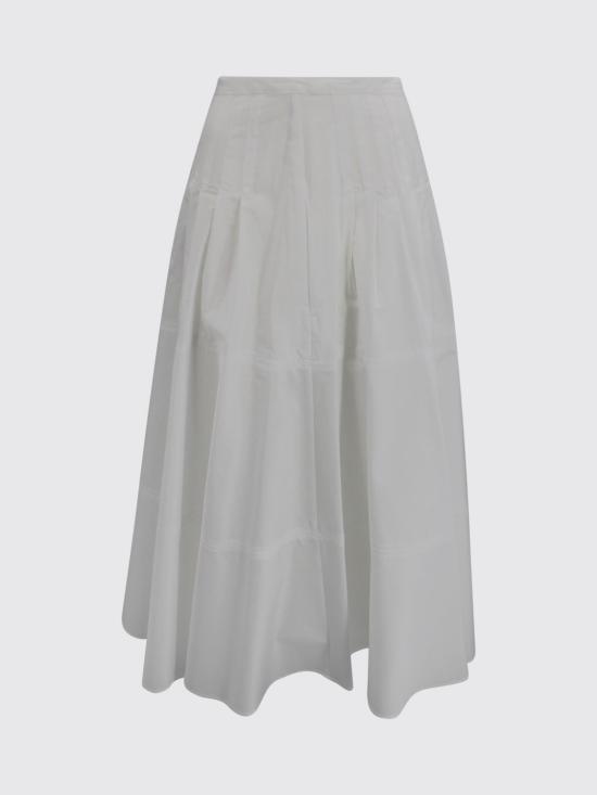 26SS 막스마라 스튜디오 롱 스커트 2616101052600 001 White
