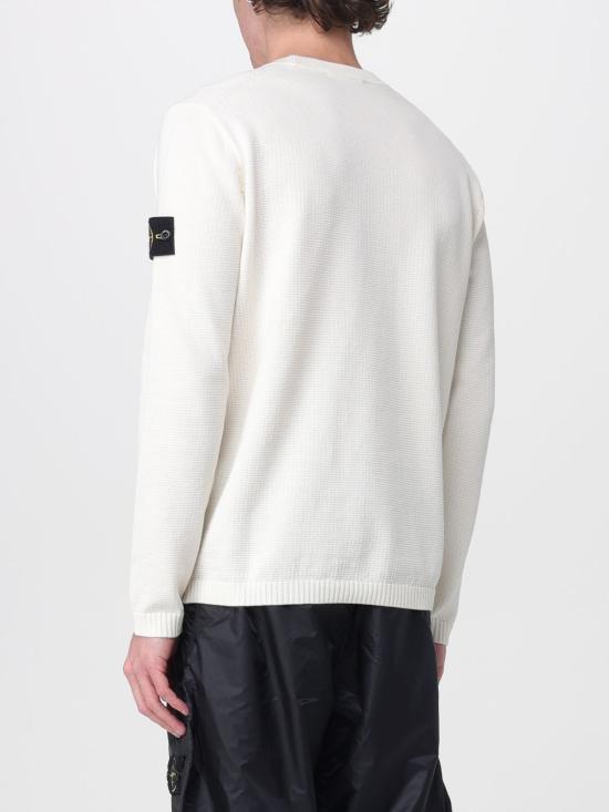 26SS 스톤 아일랜드 스웨터 L1S155100023 V0093 White - STONE ISLAND