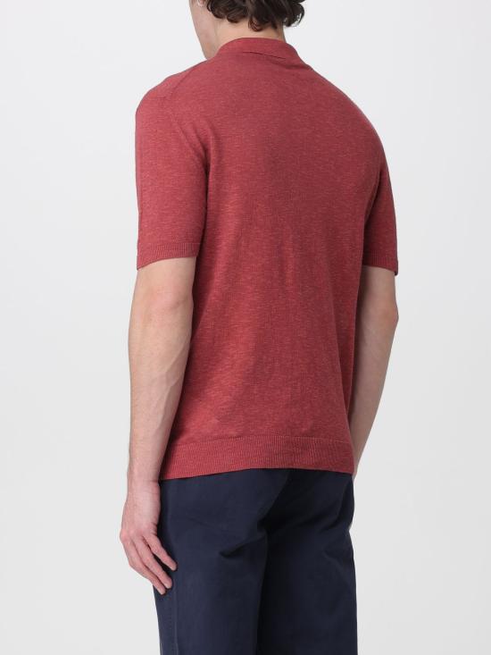 26SS 블라우어 폴로 티셔츠 BLUM06473007528 586 Brick Red - BLAUER